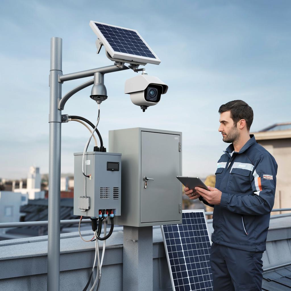 Солнечные панели и автономное питание для уличных камер: подбор и монтаж