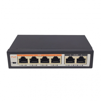 картинка PoE-коммутатор True IP TI-204P от магазина Охранных систем и видеонаблюдения