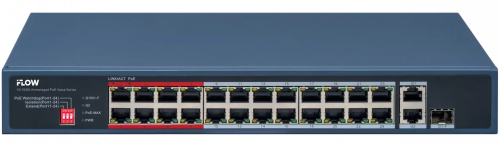 картинка PoE коммутатор 24 порта F-SW-EU426POE-V/L от магазина Охранных систем и видеонаблюдения
