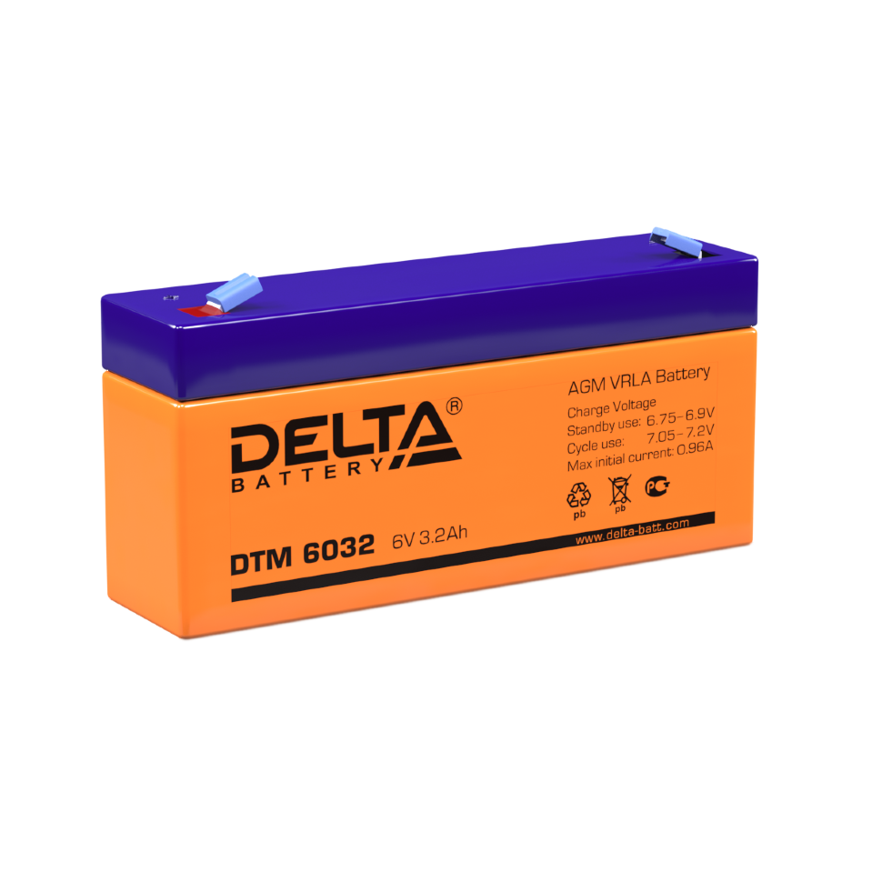 картинка DELTA battery DTM 6032 от магазина Охранных систем и видеонаблюдения
