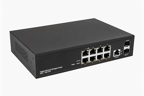 картинка NS-SW-8G2G-L Управляемый (L2+) коммутатор Gigabit Ethernet на 10 портов. от магазина Охранных систем и видеонаблюдения
