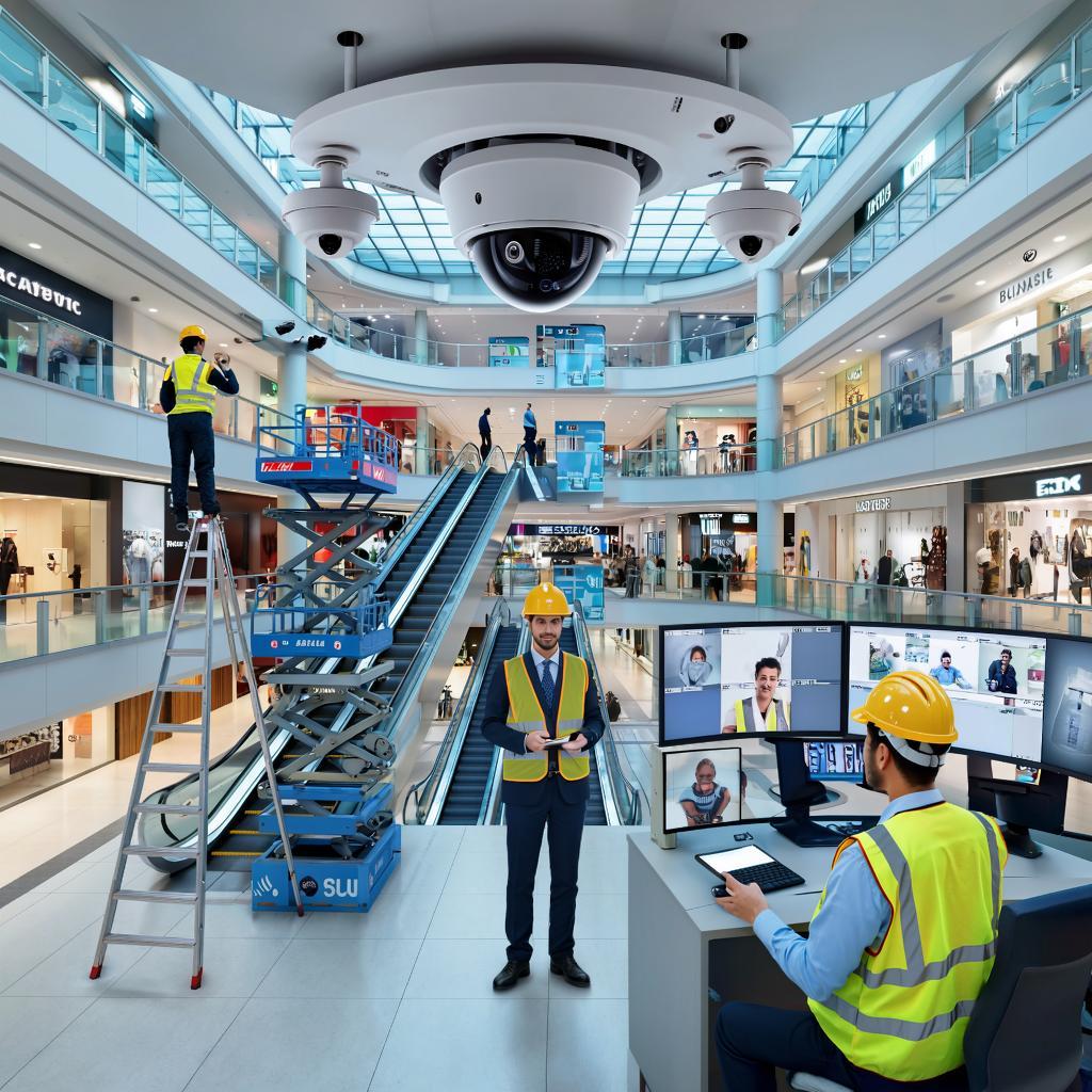 Монтаж камер в торговом центре: масштабный проект от А до Я