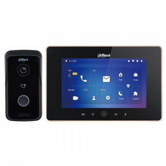 картинка Комплект Wi-Fi-домофона Dahua DHI-VTK-VTO2111D-WP-VTH5221D от магазина Охранных систем и видеонаблюдения