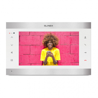 картинка Видеодомофон SLINEX SL-10N Cloud Silver+White от магазина Охранных систем и видеонаблюдения