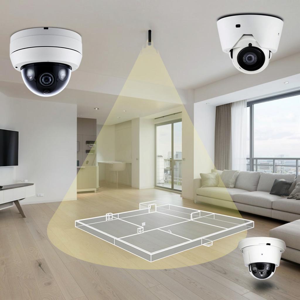Комплект видеонаблюдения для квартиры: оптимальные решения по площади