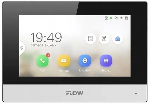 картинка Гибридный IP видеодомофон F-VI-3442HPWE1 от магазина Охранных систем и видеонаблюдения