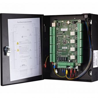 картинка Сетевой контроллер СКУД Hikvision DS-K2804 на 4 двери от магазина Охранных систем и видеонаблюдения
