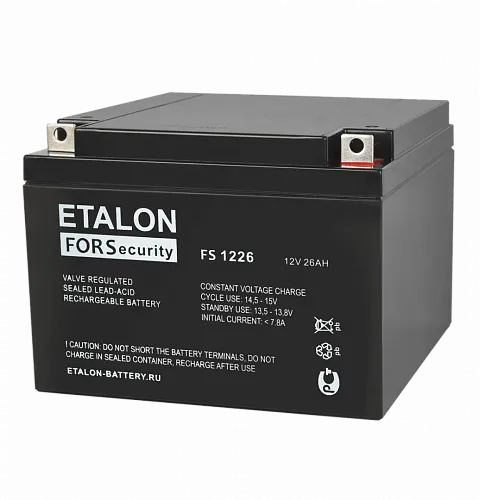 картинка Аккумулятор ETALON FS 1226 от магазина Охранных систем и видеонаблюдения