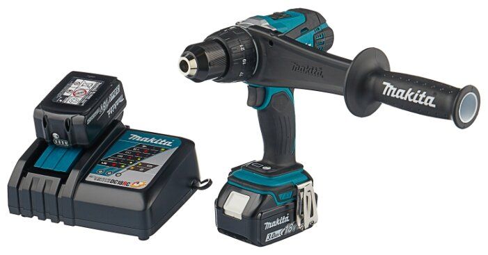картинка Дрель-шуруповерт Makita DDF458RFE от магазина Охранных систем и видеонаблюдения