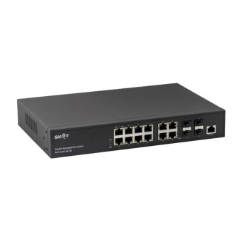 картинка Управляемый PoE коммутатор уровня L2+ СКАТ 4090 SKAT PoE-M-8G-4G-4S от магазина Охранных систем и видеонаблюдения