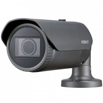 картинка Цилиндрическая IP-камера Wisenet XNO-L6080R с Motor-zoom и ИК-подсветкой от магазина Охранных систем и видеонаблюдения