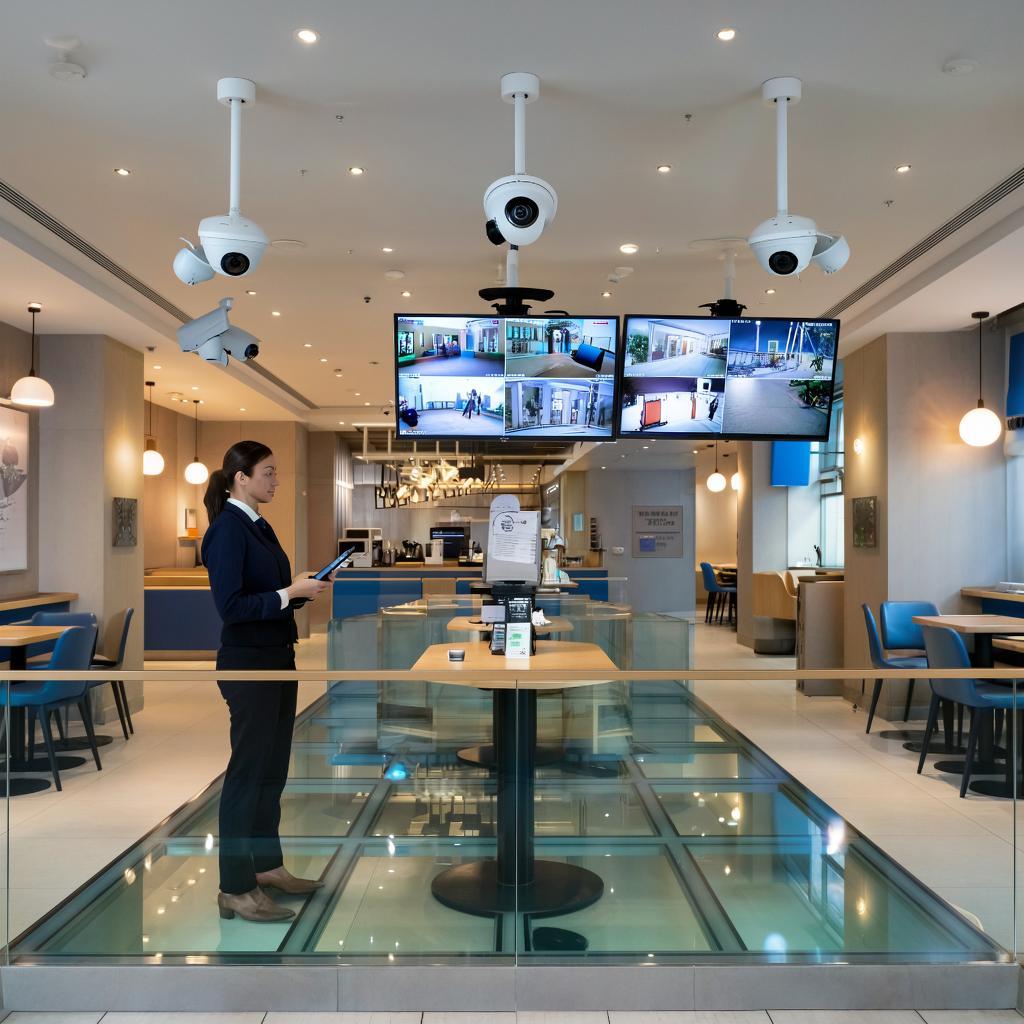Видеонаблюдение для кафе и ресторана: требования и примеры планировок