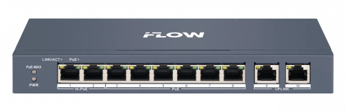 картинка PoE-коммутатор F-SW-EM410HPOE-VM от магазина Охранных систем и видеонаблюдения