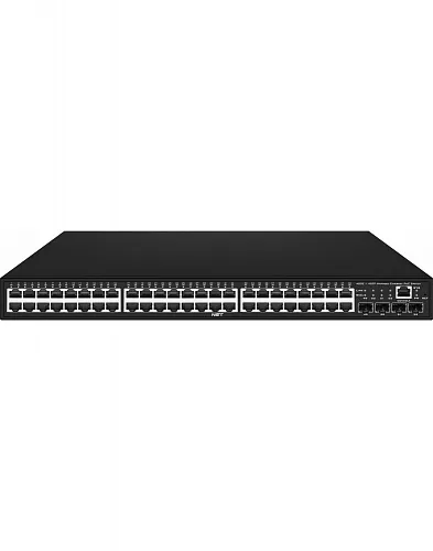 картинка NS-SW-48G4G-PL Управляемый L2 PoE коммутатор Gigabit Ethernet на 48 RJ45 PoE + 4 x GE SFP порта. от магазина Охранных систем и видеонаблюдения
