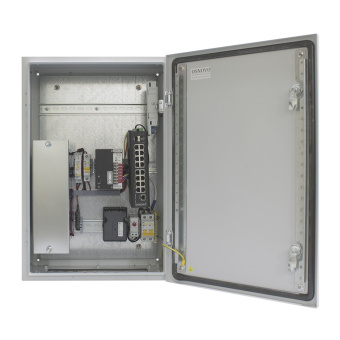 картинка Уличный управляемый (L2+) гигабитный коммутатор Osnovo OS-46TB1(SW-81602/ILS(port 90W)) от магазина Охранных систем и видеонаблюдения