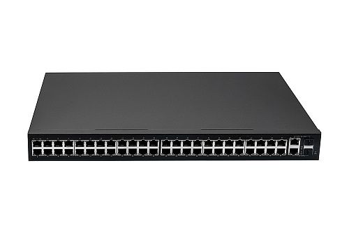 картинка NS-SW-48F2G-P PoE коммутатор Fast Ethernet на 48 x  RJ45 + 2 x  GE Combo uplink портов. от магазина Охранных систем и видеонаблюдения