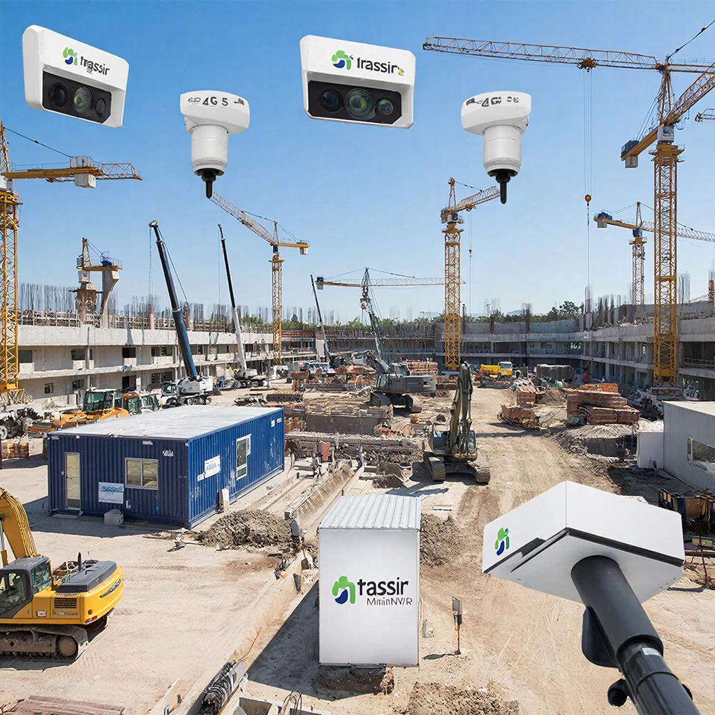 Trassir MiniNVR для строительных площадок: мобильные решения на 4G/5G
