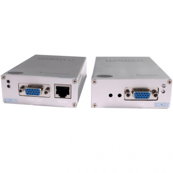 картинка Комплект TA-V/2+RA-V/2: передатчик и приемник для передачи VGA и аудиосигнала по UTP CAT5 до 100 м от магазина Охранных систем и видеонаблюдения