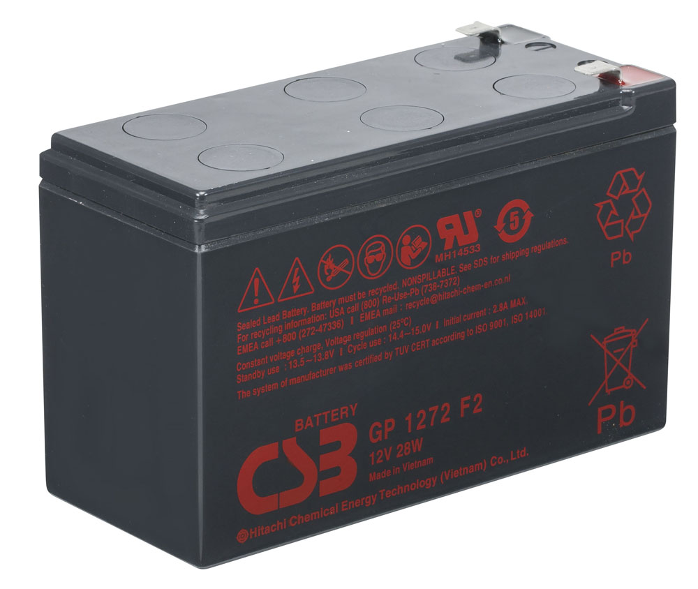 картинка Энерготех АКБ GP1272 (12V28W) от магазина Охранных систем и видеонаблюдения