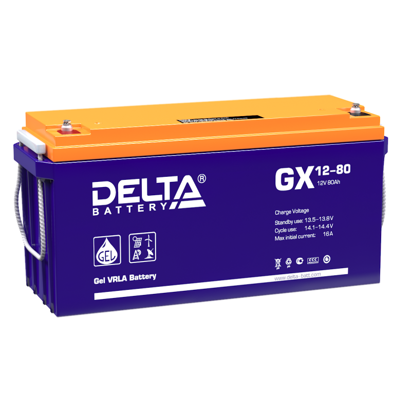 картинка DELTA battery GX 12-80 от магазина Охранных систем и видеонаблюдения