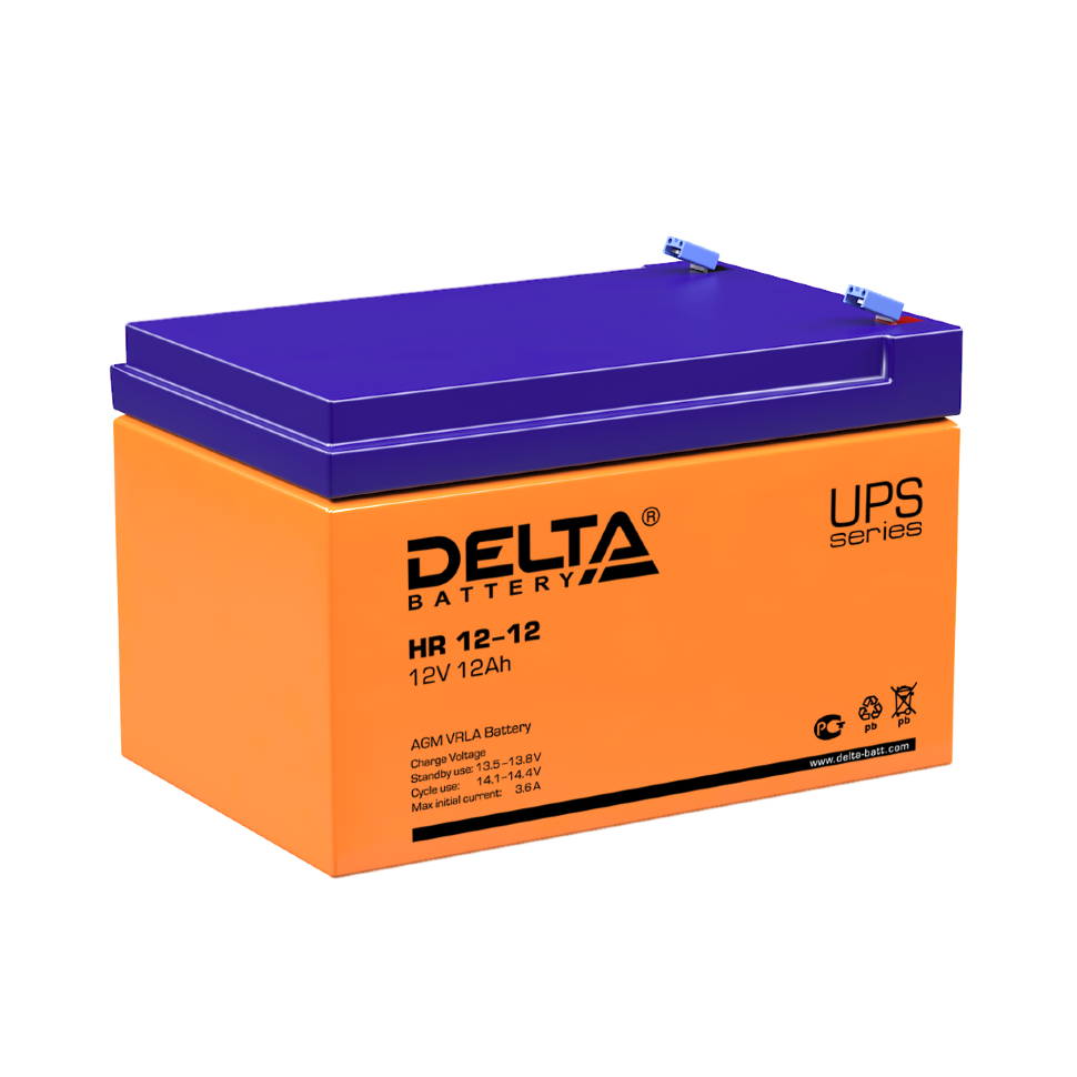 картинка DELTA battery HR12-12 от магазина Охранных систем и видеонаблюдения