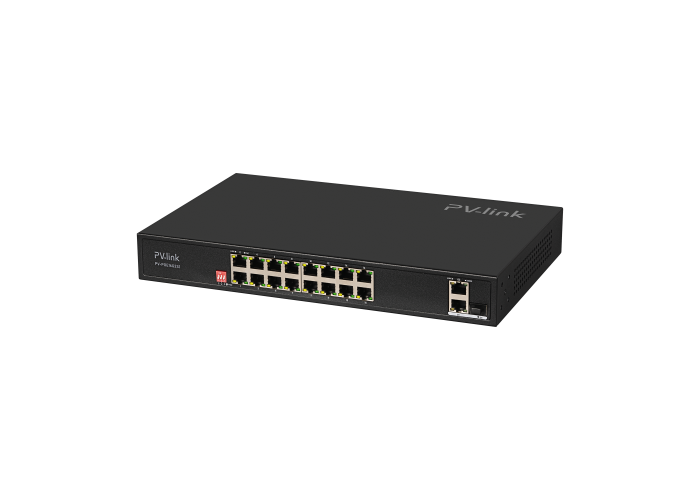 картинка PV-POE16G2S1
PoE коммутатор 100/1000, 16xPoE, Uplink, 1xUplink, 1xCombo, PoE 250 Вт, Watchdog от магазина Охранных систем и видеонаблюдения