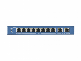 картинка PoE-коммутатор Hikvision DS-3E0310P-E/M от магазина Охранных систем и видеонаблюдения