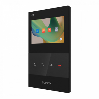 картинка Видеодомофон SLINEX SQ-04N Cloud Black от магазина Охранных систем и видеонаблюдения
