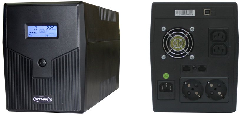 картинка БАСТИОН SKAT UPS-2000/1200  Источники бесперебойного питания от магазина Охранных систем и видеонаблюдения
