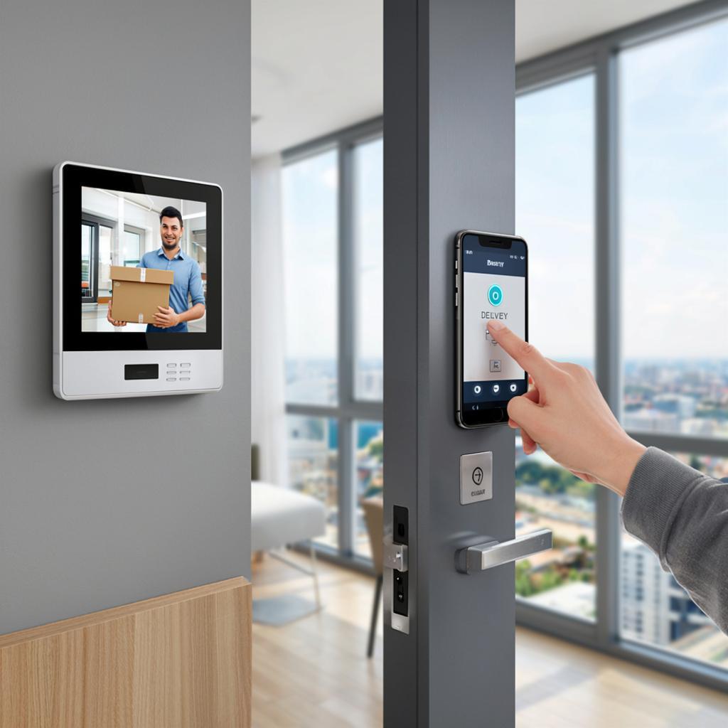 Как временно открыть домофон для курьера: безопасные методы для жильцов