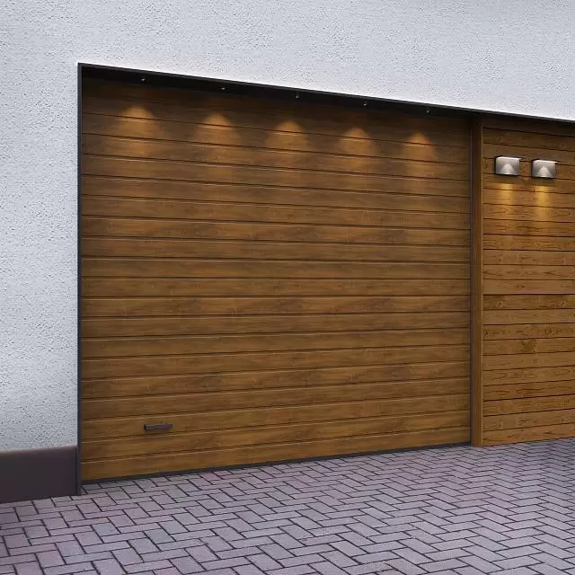 картинка Автоматические гаражные секционные ворота ALUTECH Trend 3000×2500 мм от магазина Охранных систем и видеонаблюдения