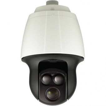 картинка Поворотная уличная IP-камера Wisenet SNP-L6233RH с 23-кратной оптикой и ИК-подсветкой до 100 м от магазина Охранных систем и видеонаблюдения