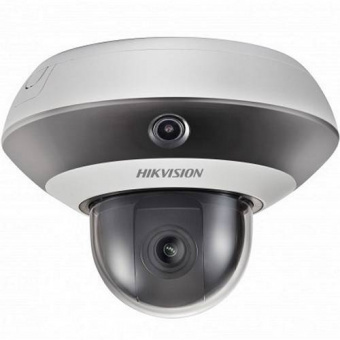 картинка IP-камера серии PanoVu Hikvision DS-2PT3122IZ-DE3 с PTZ-модулем ×4 и ИК-подсветкой от магазина Охранных систем и видеонаблюдения