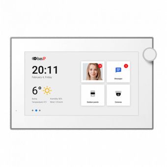 картинка Абонентский монитор BAS-IP AZ-07L White от магазина Охранных систем и видеонаблюдения