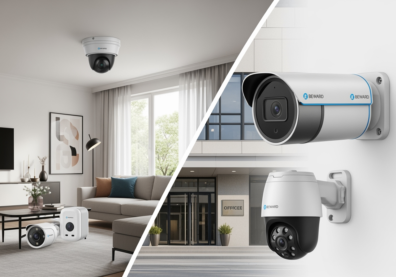 Обзор камер видеонаблюдения Beward 2025: лучшие модели для дома и бизнеса