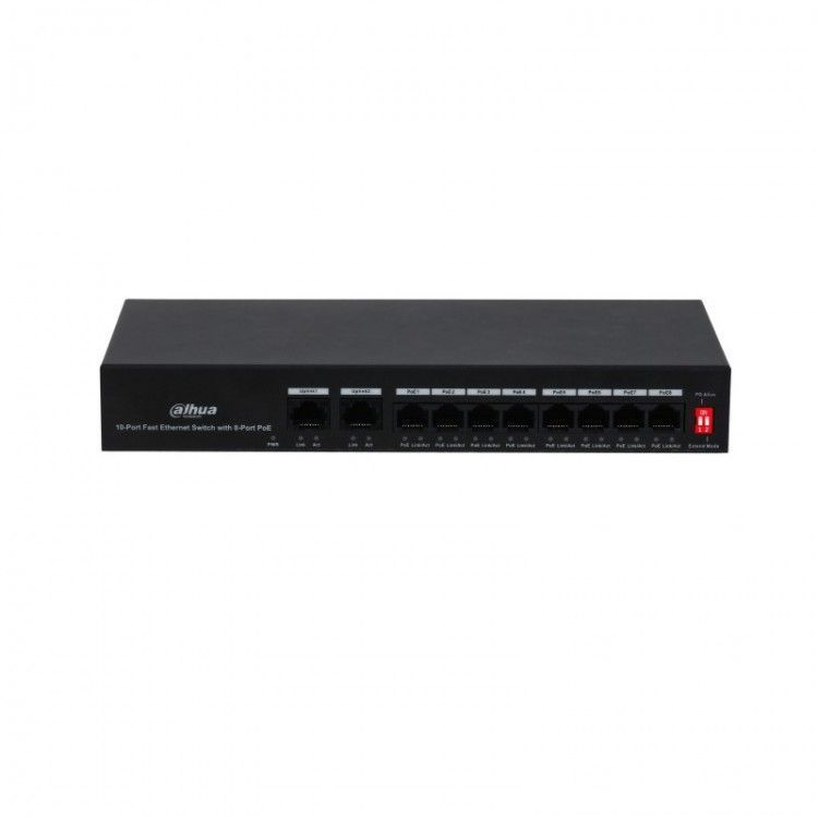 картинка DH-PFS3010-8ET-65 Сетевой коммутатор от магазина Охранных систем и видеонаблюдения