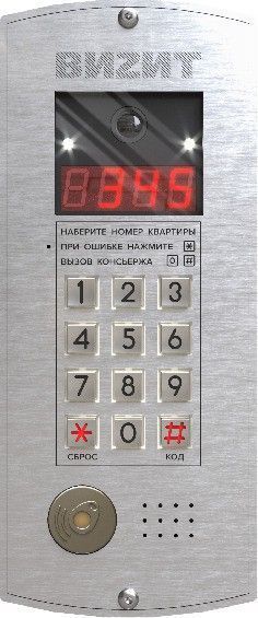 картинка БВД-345FCB Блок вызова от магазина Охранных систем и видеонаблюдения