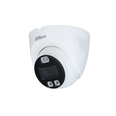 картинка DH-HAC-ME1509TQP-PV-0280B Видеокамера HD-CVi 5Мп Full-color купольная уличная с активным сдерживанием от магазина Охранных систем и видеонаблюдения