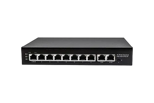 картинка NS-SW-8F2F-P/A Passive PoE коммутатор NST Fast Ethernet на 10 портов. от магазина Охранных систем и видеонаблюдения