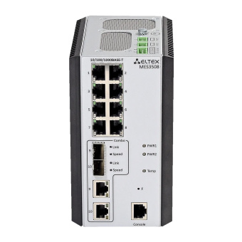 картинка Промышленный коммутатор уровня L3 Eltex MES3508P от магазина Охранных систем и видеонаблюдения