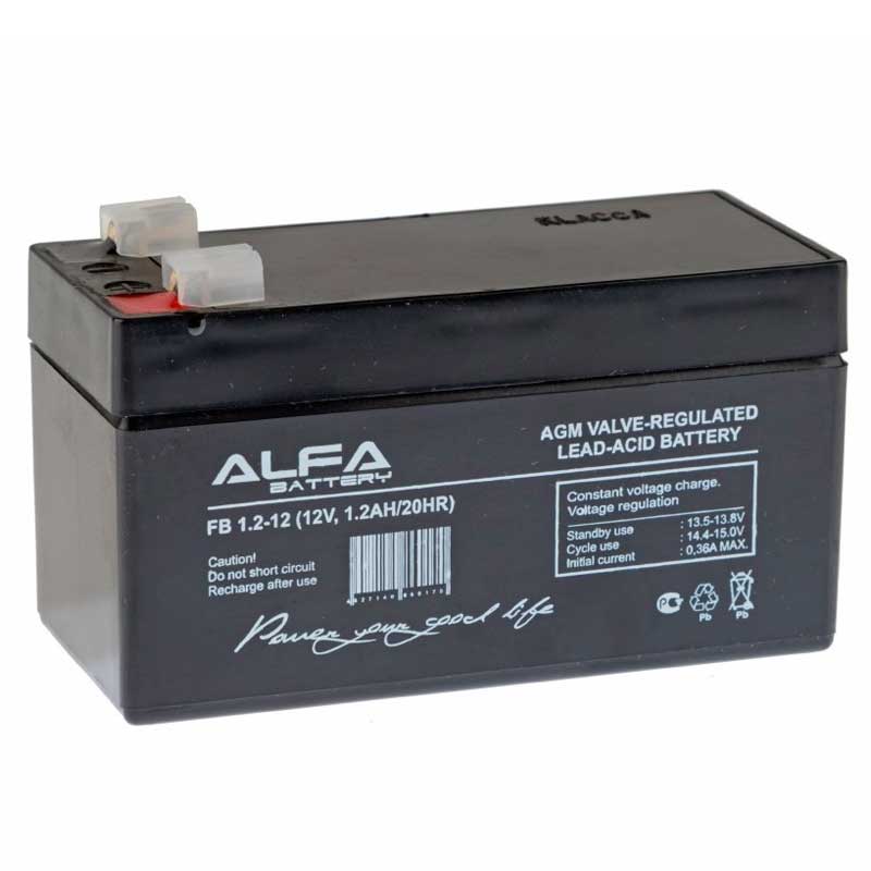 картинка АКБ ALPHA BATTERY FB 1.2-12 от магазина Охранных систем и видеонаблюдения