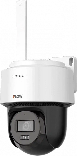 картинка Уличная поворотная IP-камера видеонаблюдения с Wi Fi iFLOW F-IP-1422CIW от магазина Охранных систем и видеонаблюдения