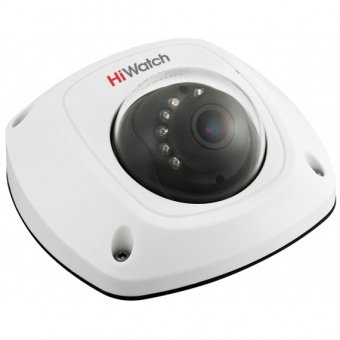 картинка 2Мп HD-TVI мини-купольная камера HiWatch DS-T251 с ИК-подсветкой для офисов и ритейла от магазина Охранных систем и видеонаблюдения