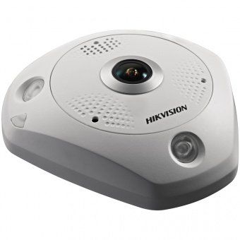 картинка FishEye-камера высокого разрешения 12Мп Hikvision DS-2CD63C2F-IS с ИК-подсветкой от магазина Охранных систем и видеонаблюдения