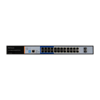 картинка Коммутатор web smart управляемый NIKOMAX GL-SW-G205-24P от магазина Охранных систем и видеонаблюдения