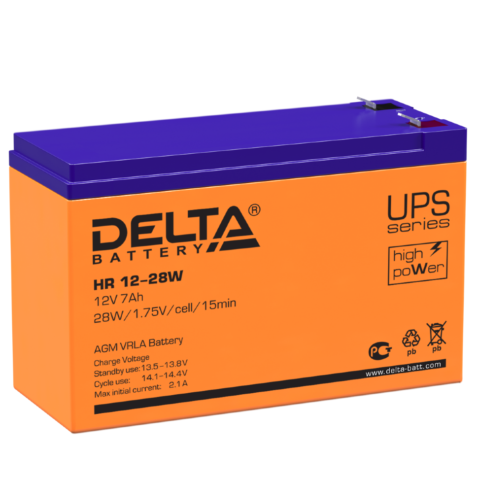 картинка DELTA battery HR12-28W от магазина Охранных систем и видеонаблюдения