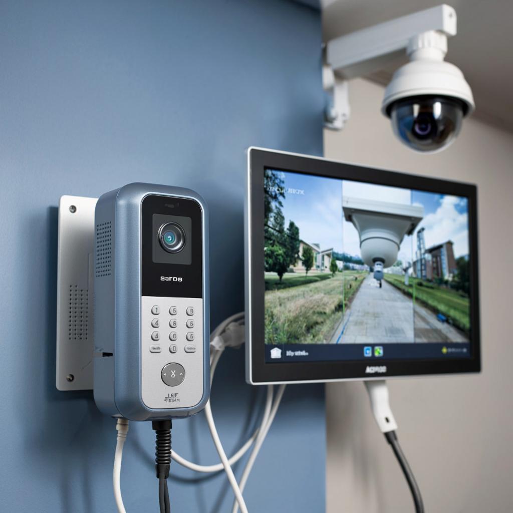 Подключение домофона видеонаблюдением: объединение систем