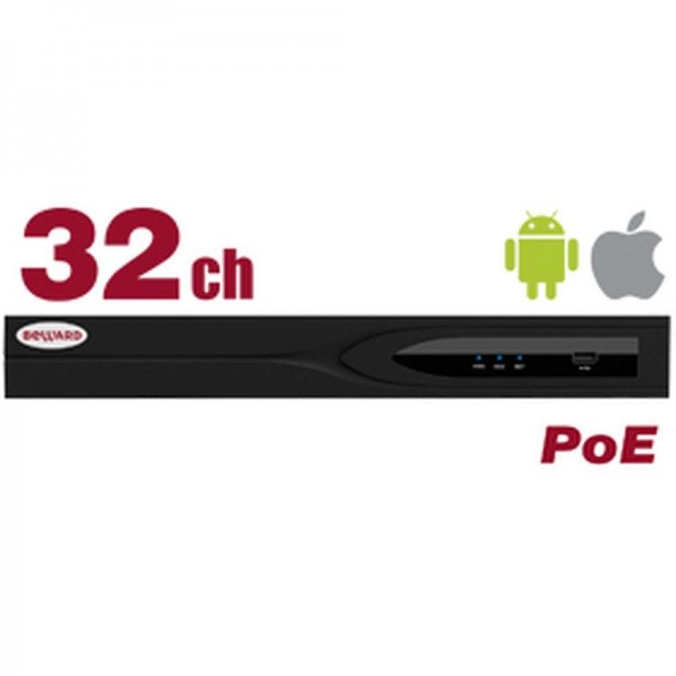 картинка BK1232H2-P16 32-канальный IP-видеорегистратор с PoE от магазина Охранных систем и видеонаблюдения
