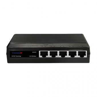 картинка РоЕ-коммутатор TRASSIR TR-NS1105-60-4POE от магазина Охранных систем и видеонаблюдения