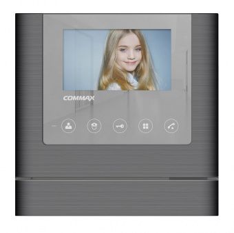 картинка Абонентский монитор Commax CDV-43M Metalo dark grey от магазина Охранных систем и видеонаблюдения